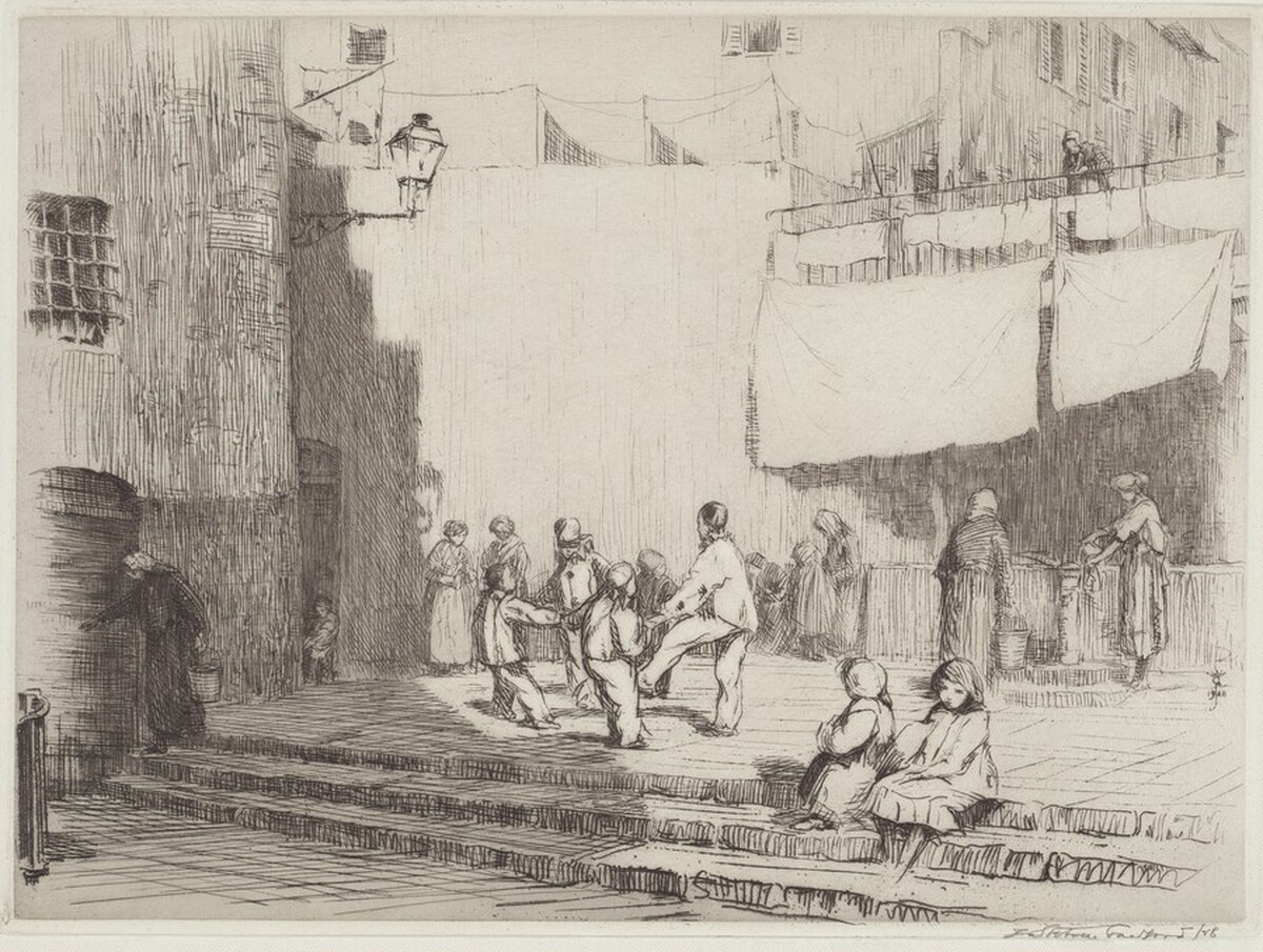 Carnival Time, Nice by Earl Stetson Crawford