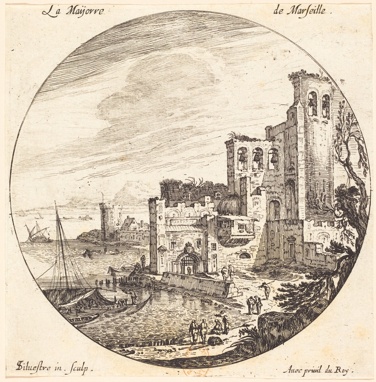 La Maijorre de Marseille by Israël Silvestre