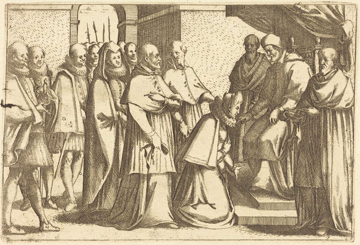 Papal Audience by Jacques Callot