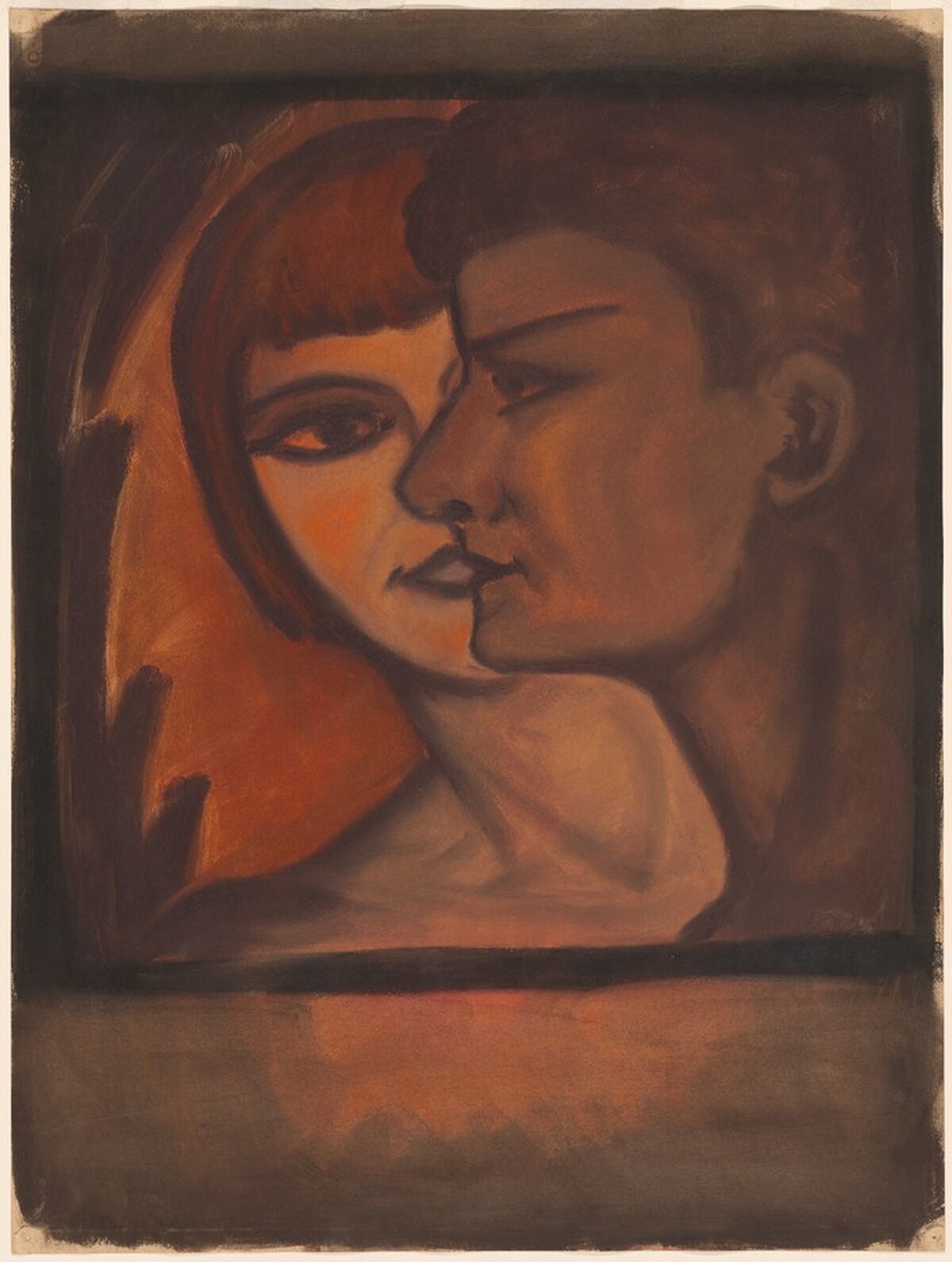 Two Heads by Frantisek Drtikol