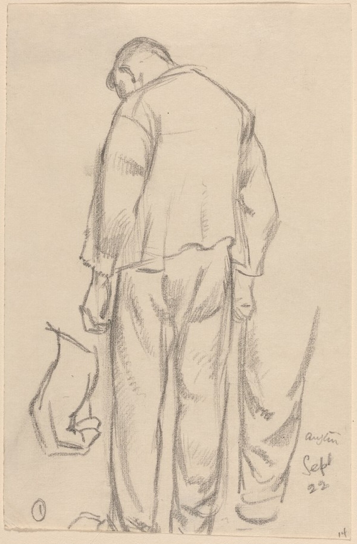 Study for "The Angelus" by Robert Austin