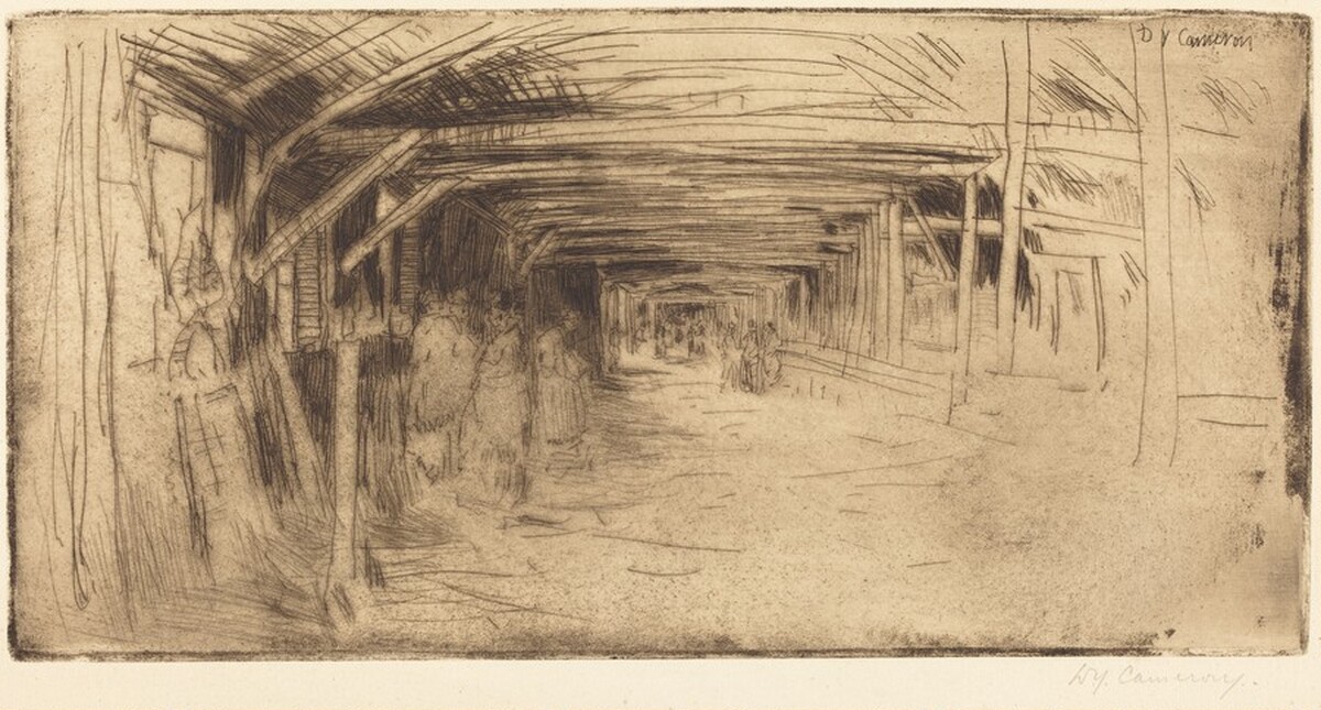 Dutch Interior by David Young Cameron
