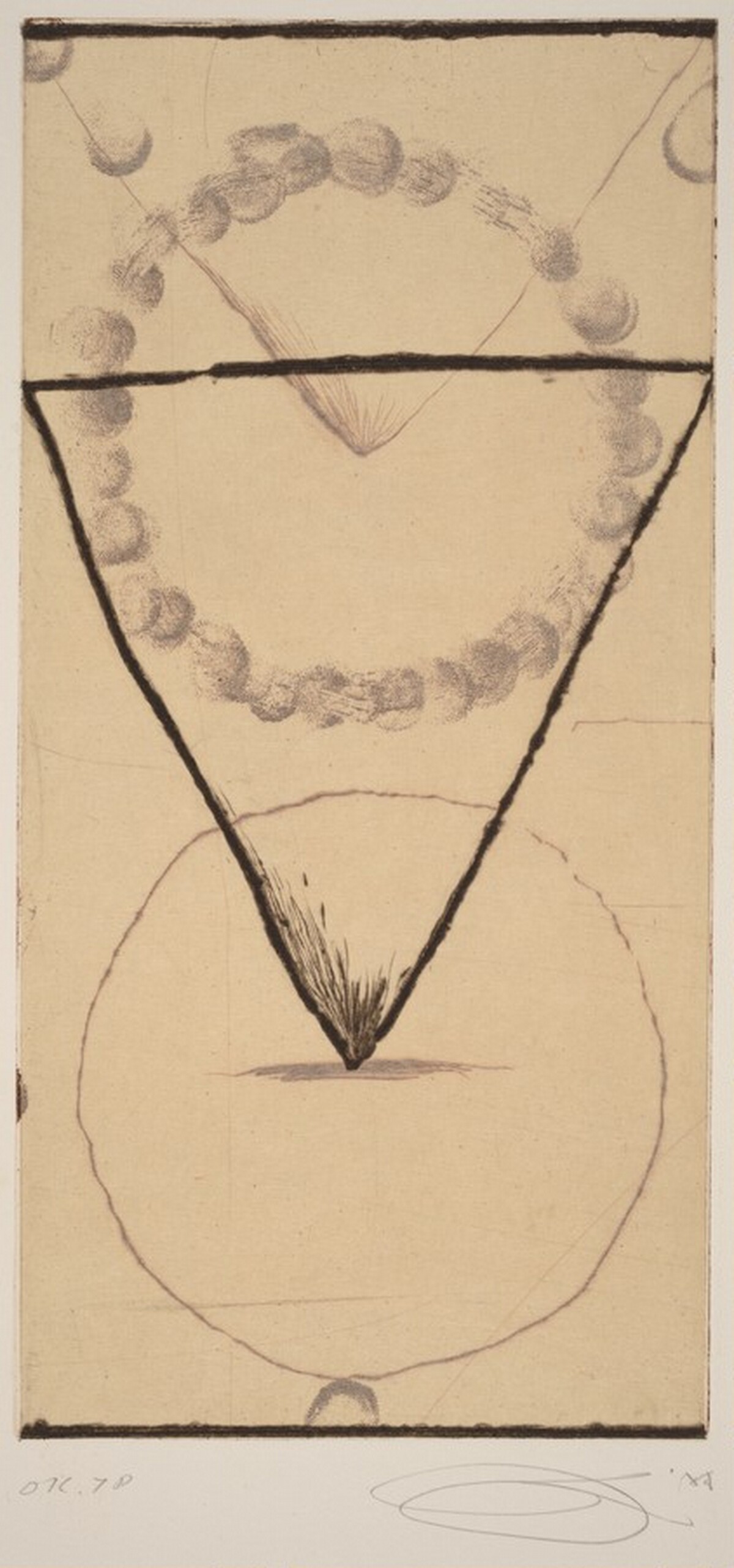 Between Vertical and Horizon -- Descended Triangle (E) by Shoichi Ida