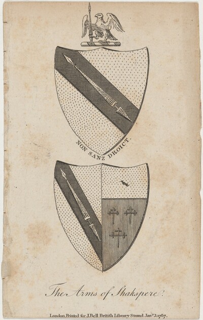 Coat of Arms of Shakespeare
