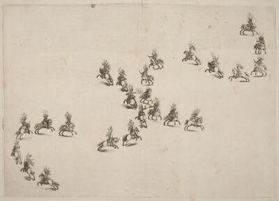 Twenty-Four Cavaliers in Double S Formation