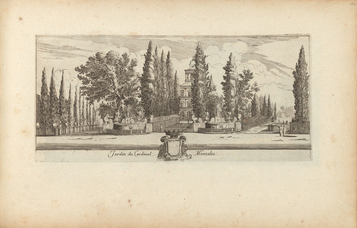 Jardin du Cardinal Montalte by Israël Silvestre
