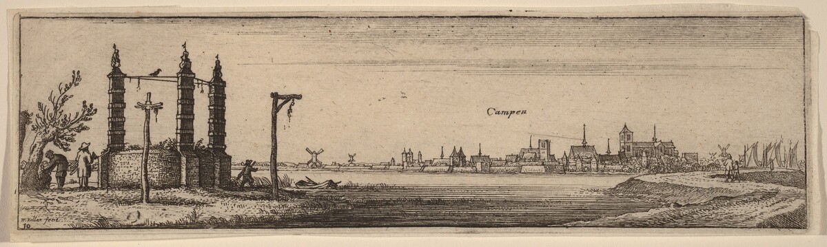 Kampen by Wenceslaus Hollar