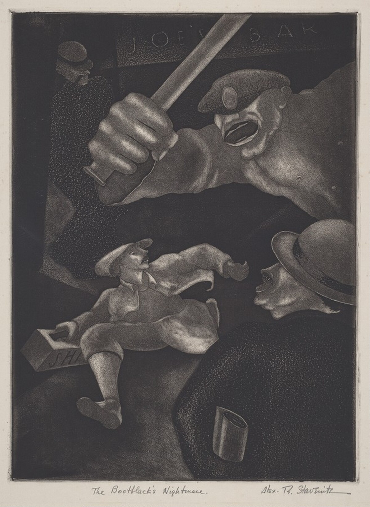 The Bootblack's Nightmare by Alexander Raoul Stavenitz