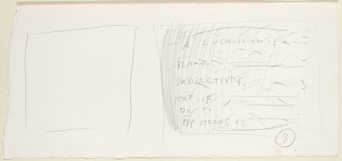 Sketch for "The Sharing of Nameless" by Arakawa