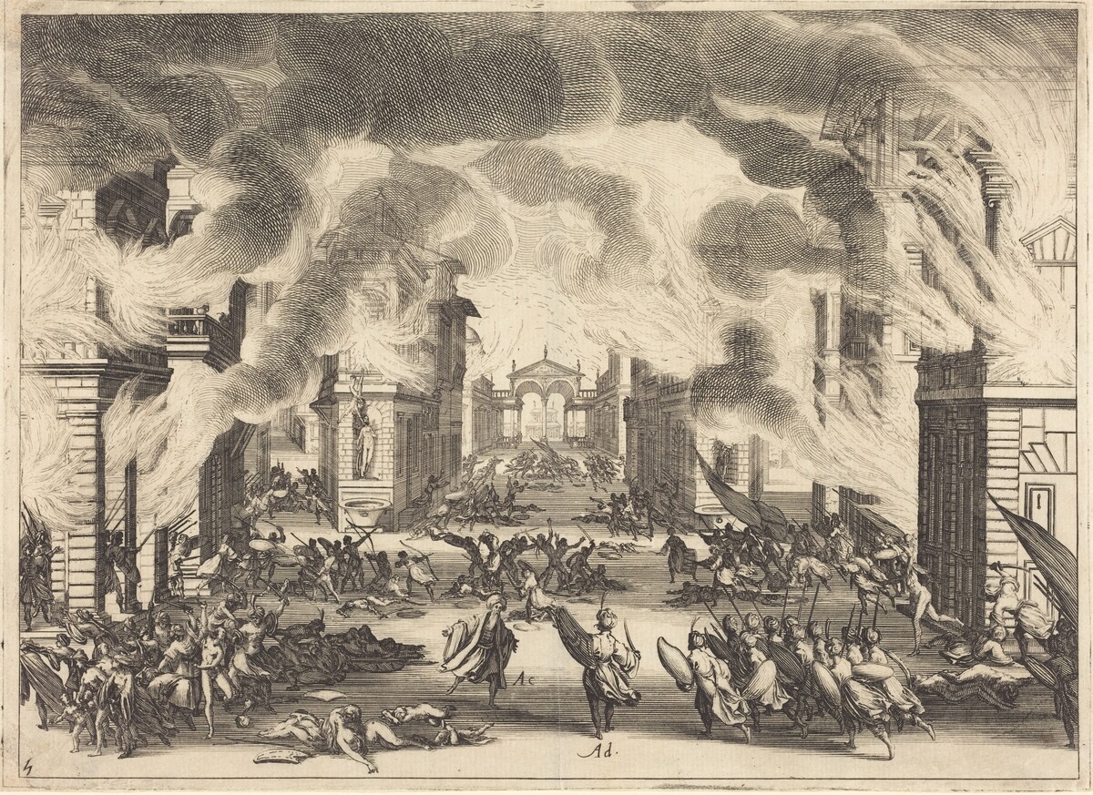 Il Solimano, Act V by Jacques Callot