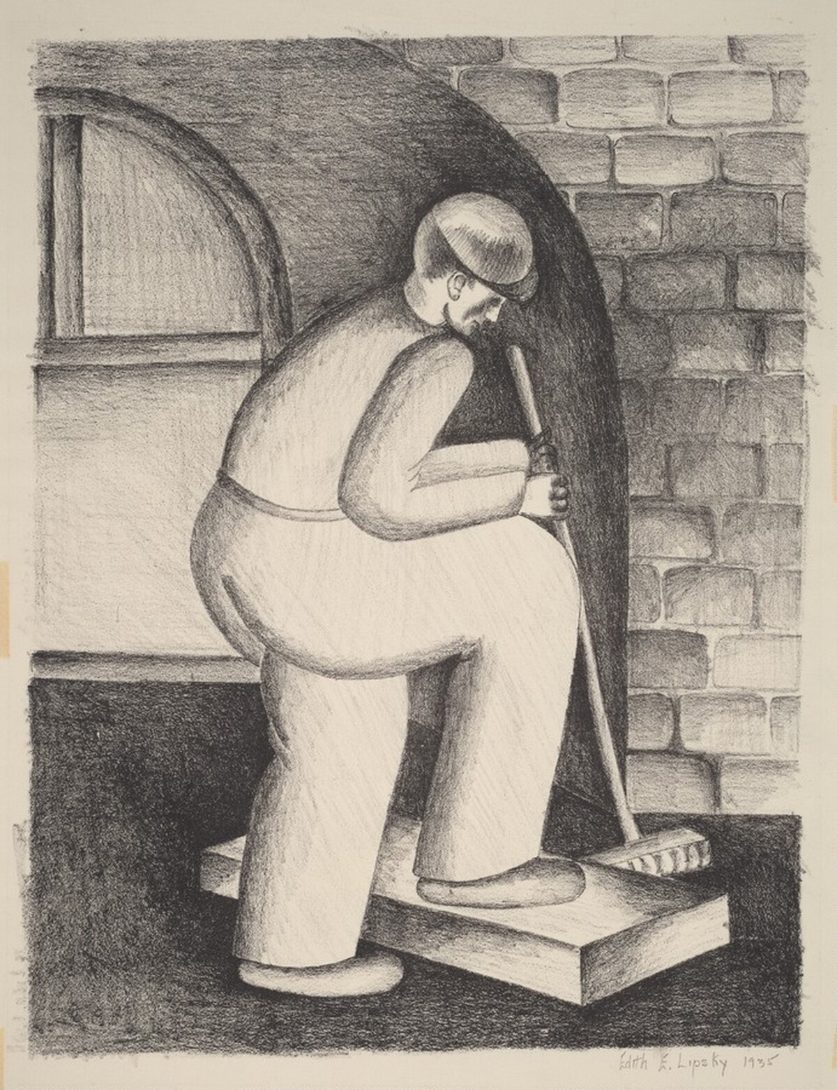 Untitled (Sweeper) by Edith E. Lipsky