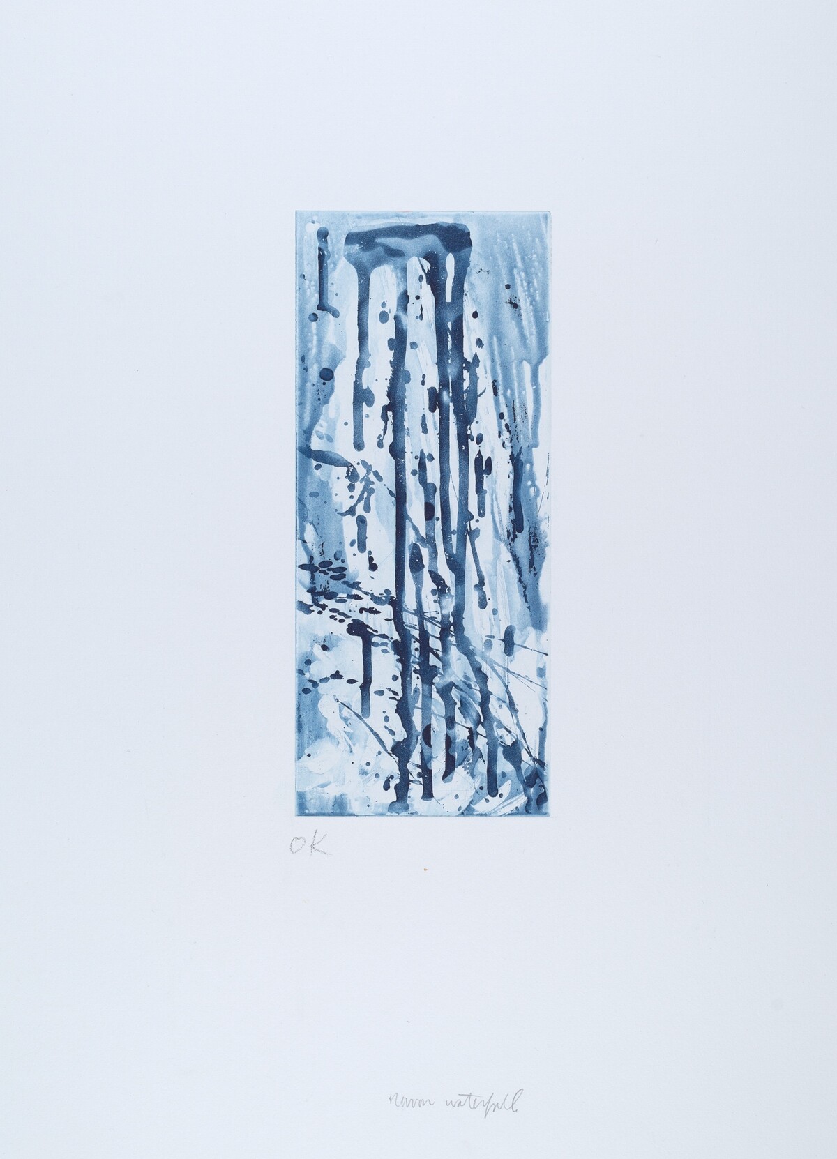 Narrow Waterfall by Pat Steir