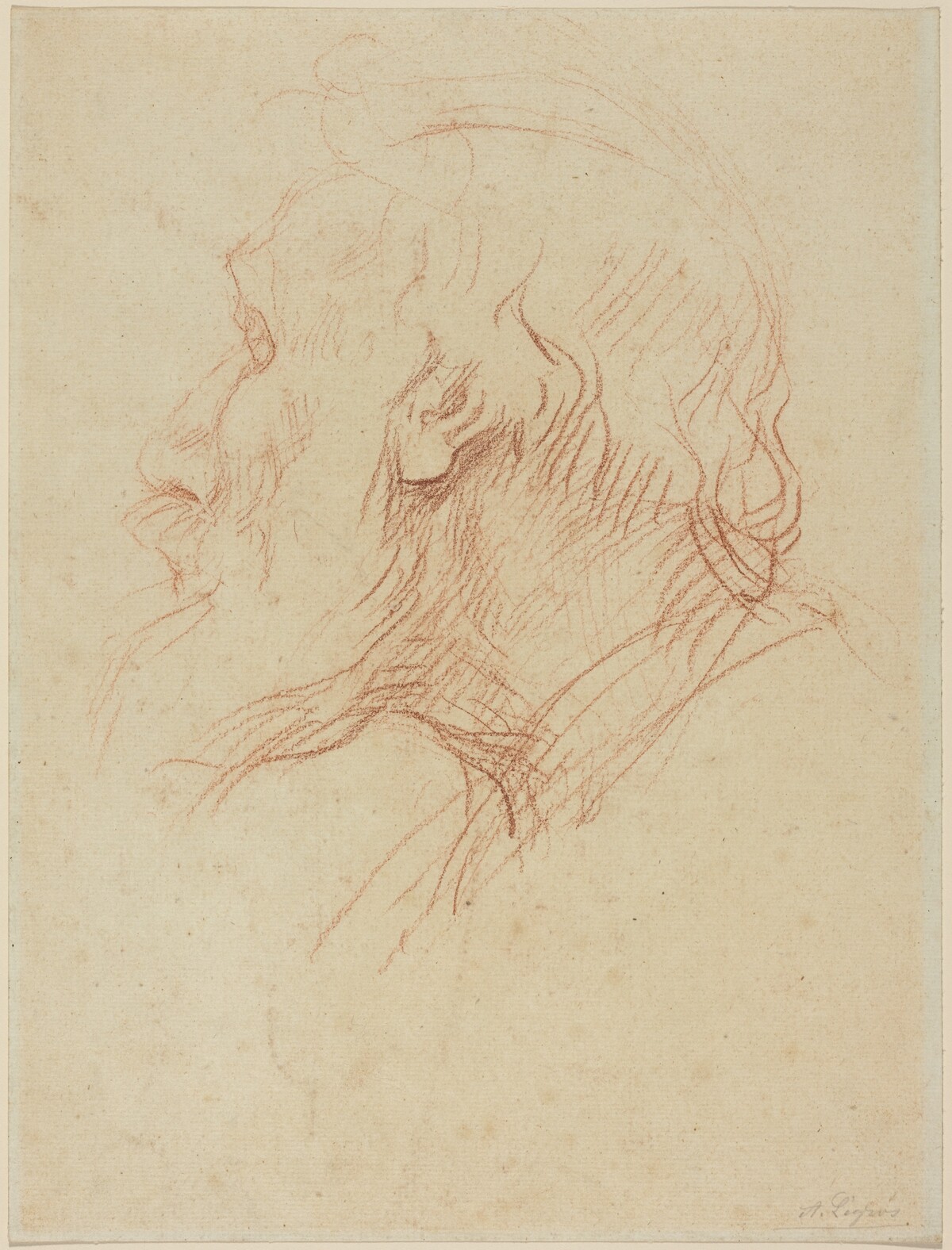 Study of a Beggar by Alphonse Legros