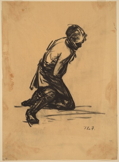 Kneeling Figure