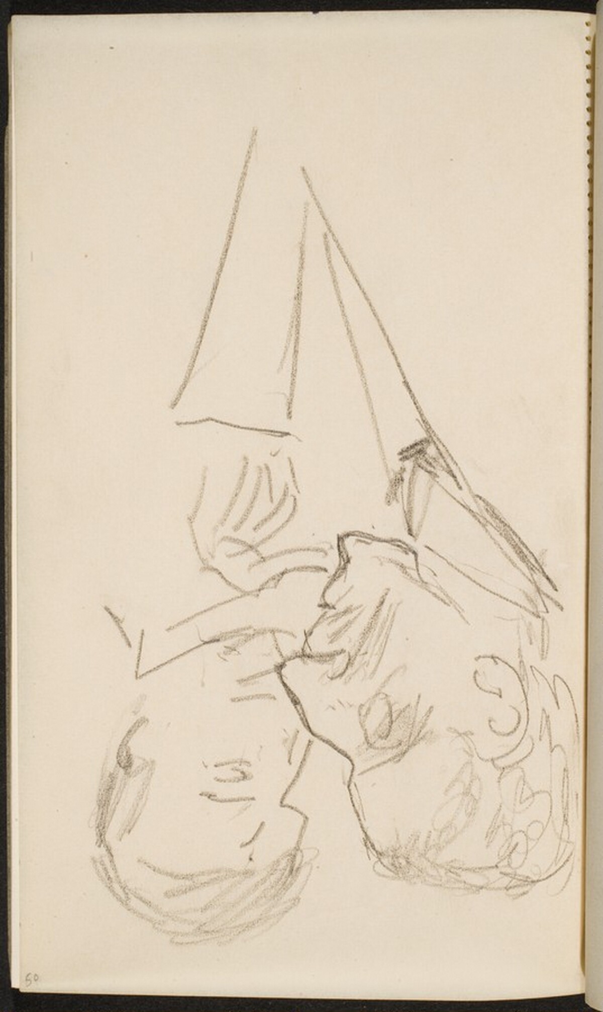 Zwei Männer (Two Men) [p. 50] by Max Beckmann
