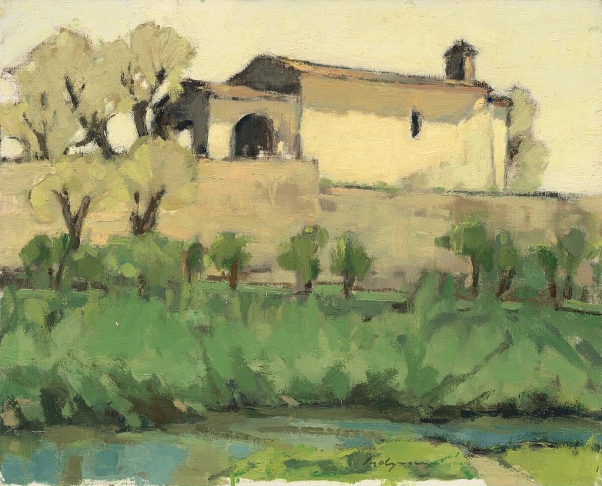 Chapel in Provence by Captain Edward H. Molyneux