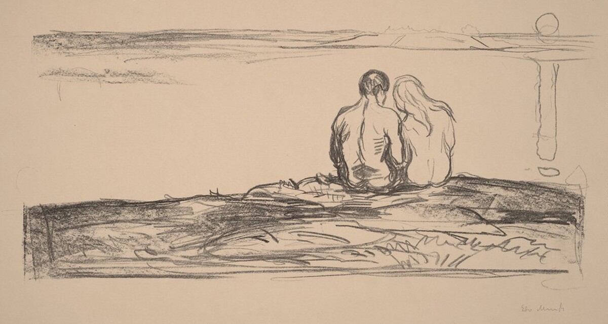 Moonrise by Edvard Munch
