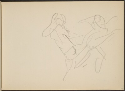 Skizze von Tanzenden (Sketch of Two Dancers) [p. 67]