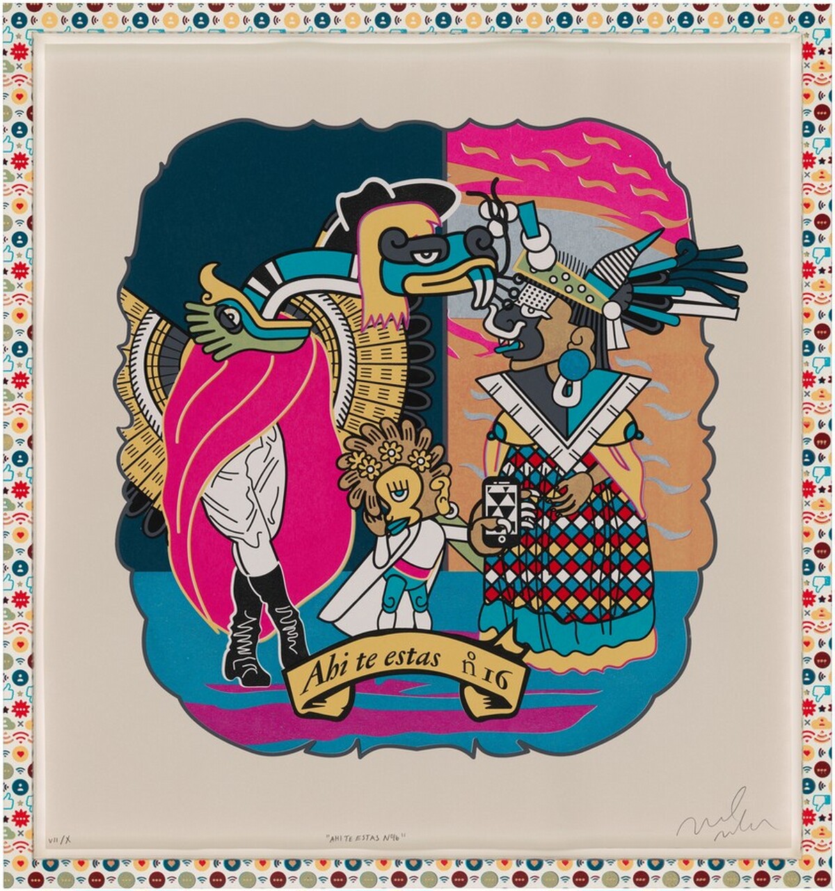 Ahi te estas no. 16 from La Raza Cósmica 20XX by Michael Menchaca