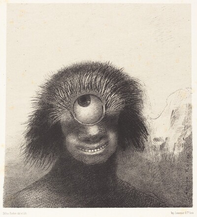 Le Polype difforme flottait sur les rivages, sorte de cyclope souriant et hideux (The deformed polyp floated on the shores, a sort of smiling and hideous Cyclops)