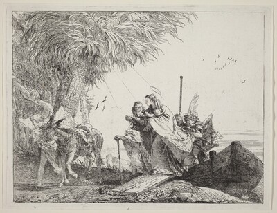 The Holy Family Disembarking