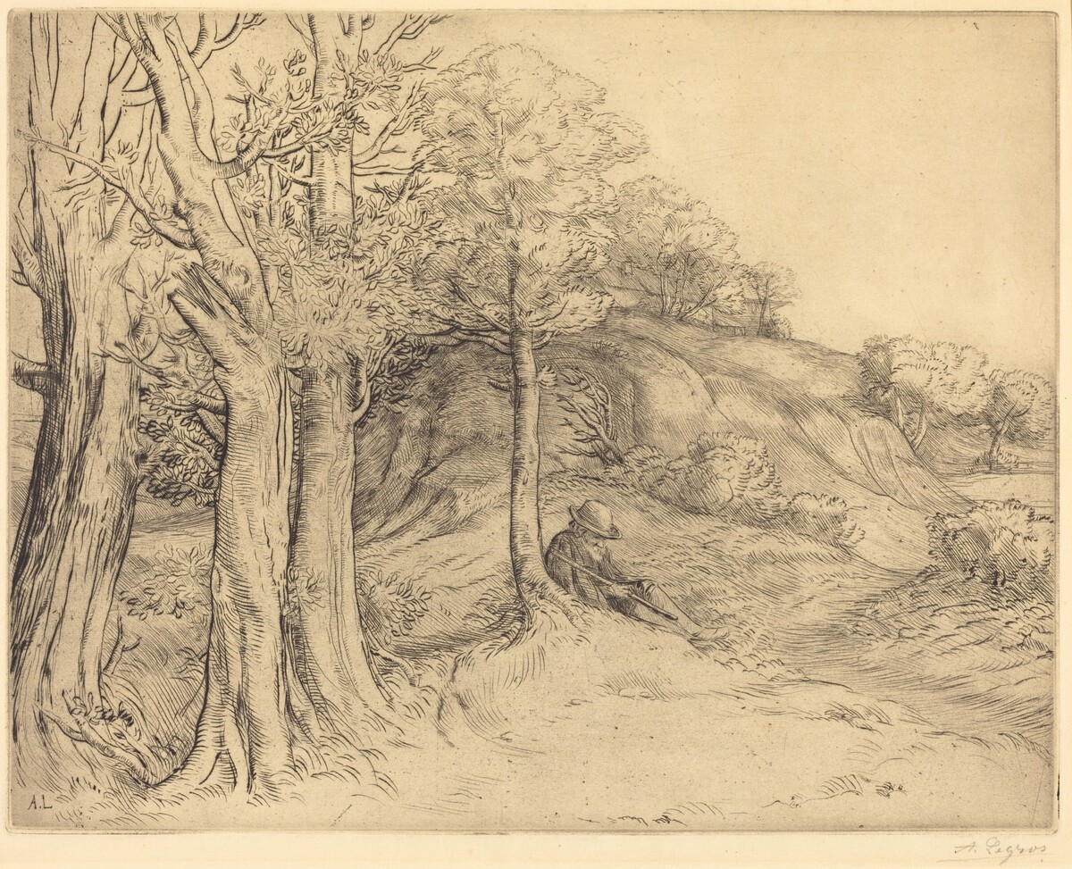 Solitude (Solitude (Paysage)) by Alphonse Legros