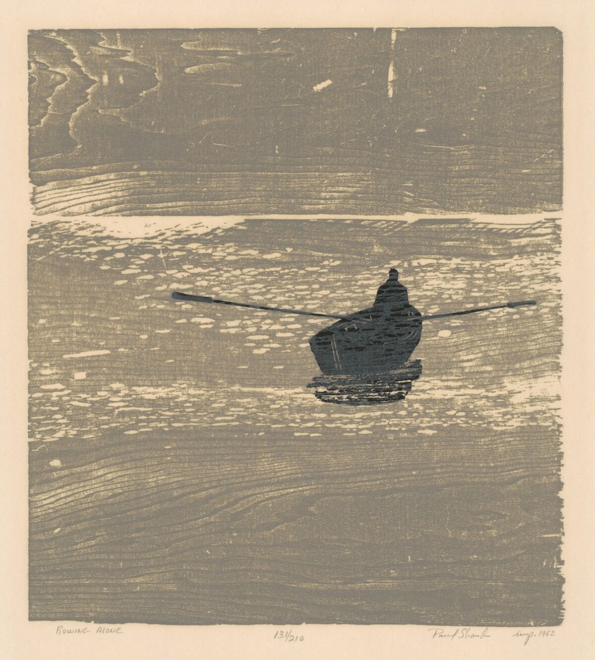 Rowing Alone by Paul Shaub