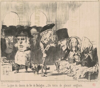 La gare du chemin de fer de Boulogne