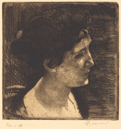 Woman in Full Profile (Grand profil de femme)