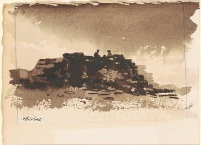 Figures on Rock Bluff