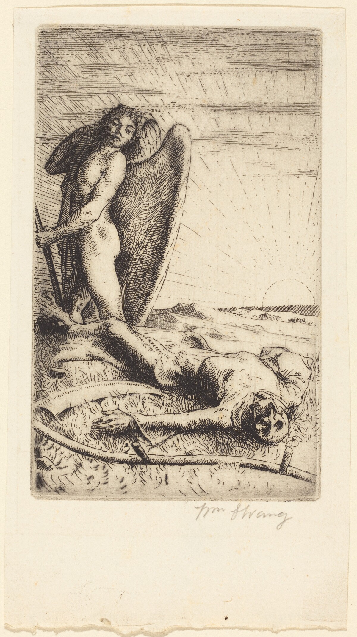 Death Defeated by William Strang