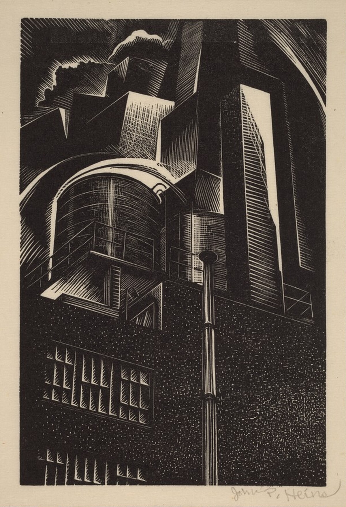Rooftops by John P. Heins
