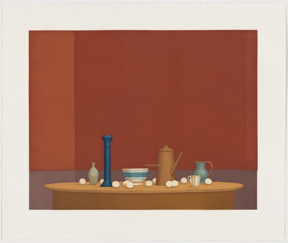 Piazza Rotonda [working proof 21] by William Bailey