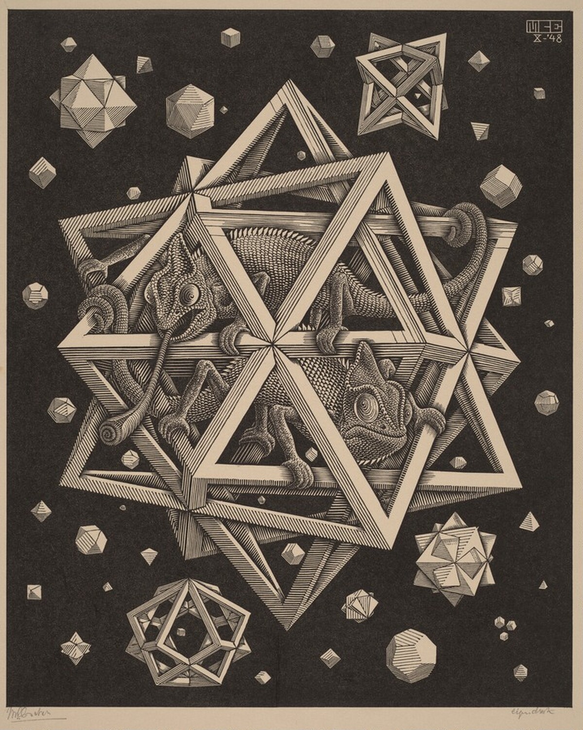 Stars by M.C. Escher