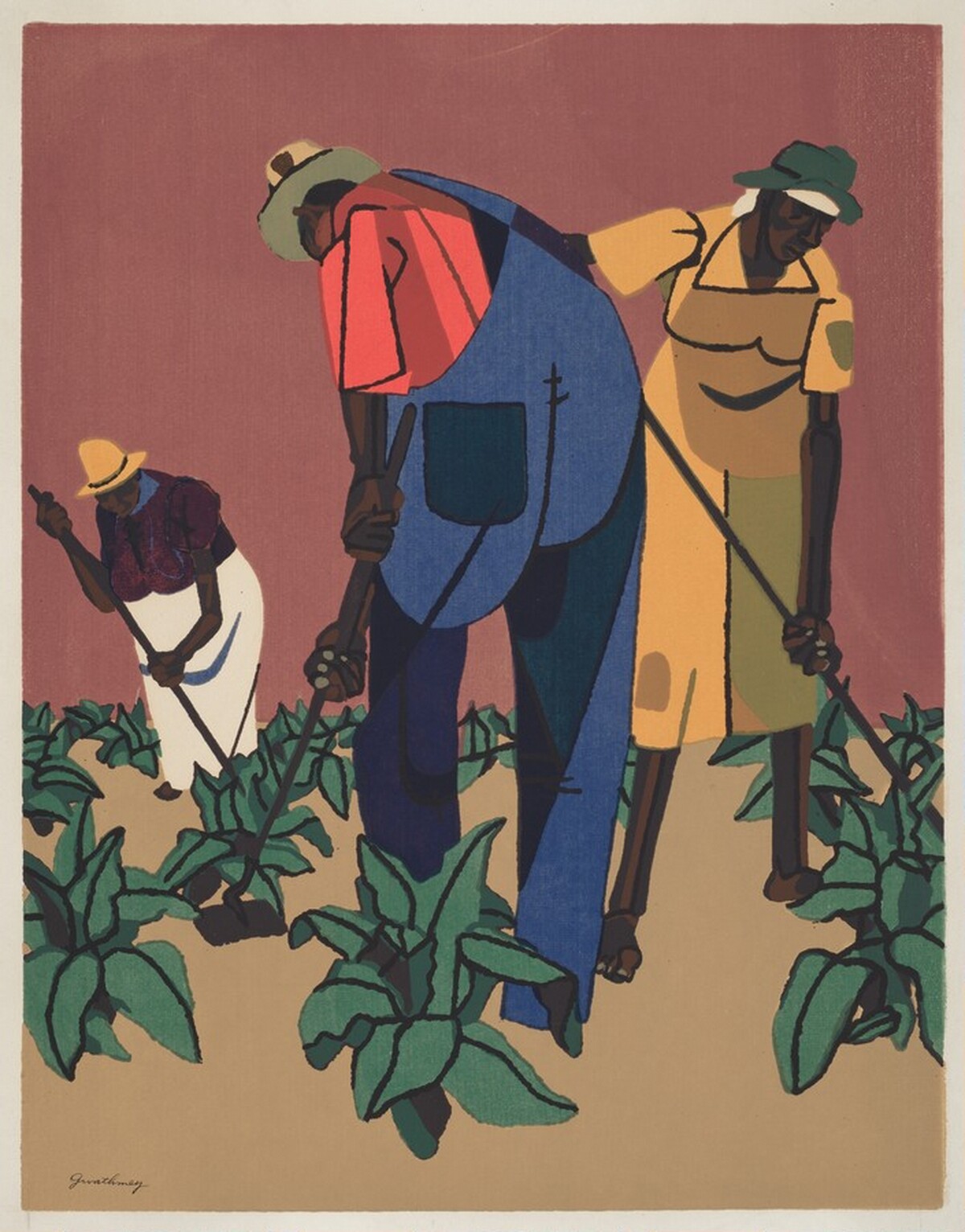 Tobacco Farmers by Robert Gwathmey