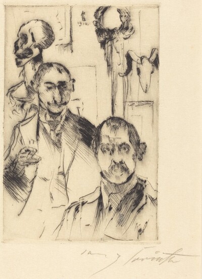 Doppelbildnis mit Skelett (Double Portrait with Skeleton)