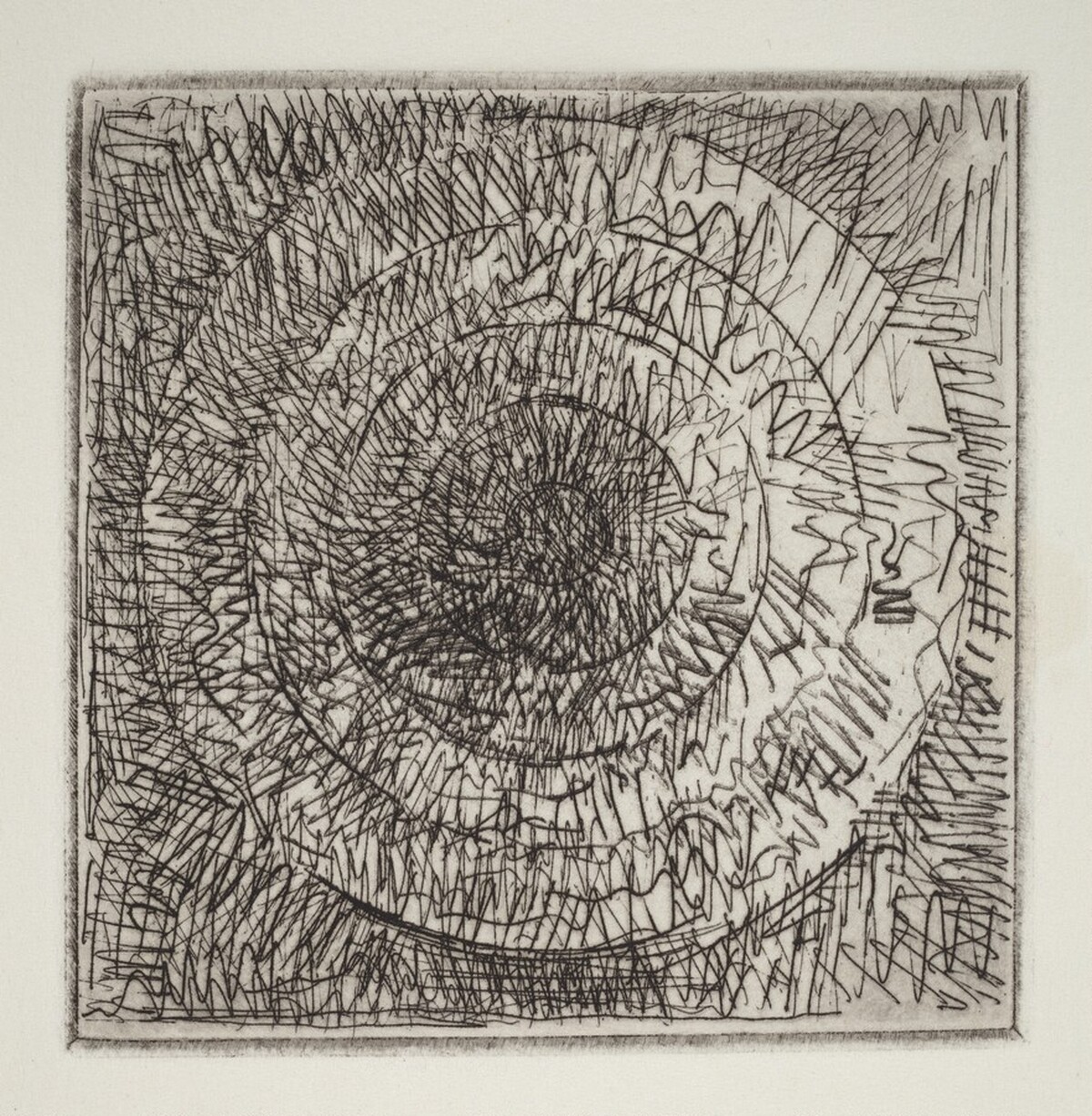 Target I [state proof of 5th state] by Jasper Johns