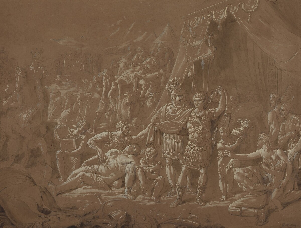A Scene from the Life of Trajan by Conrad Metz