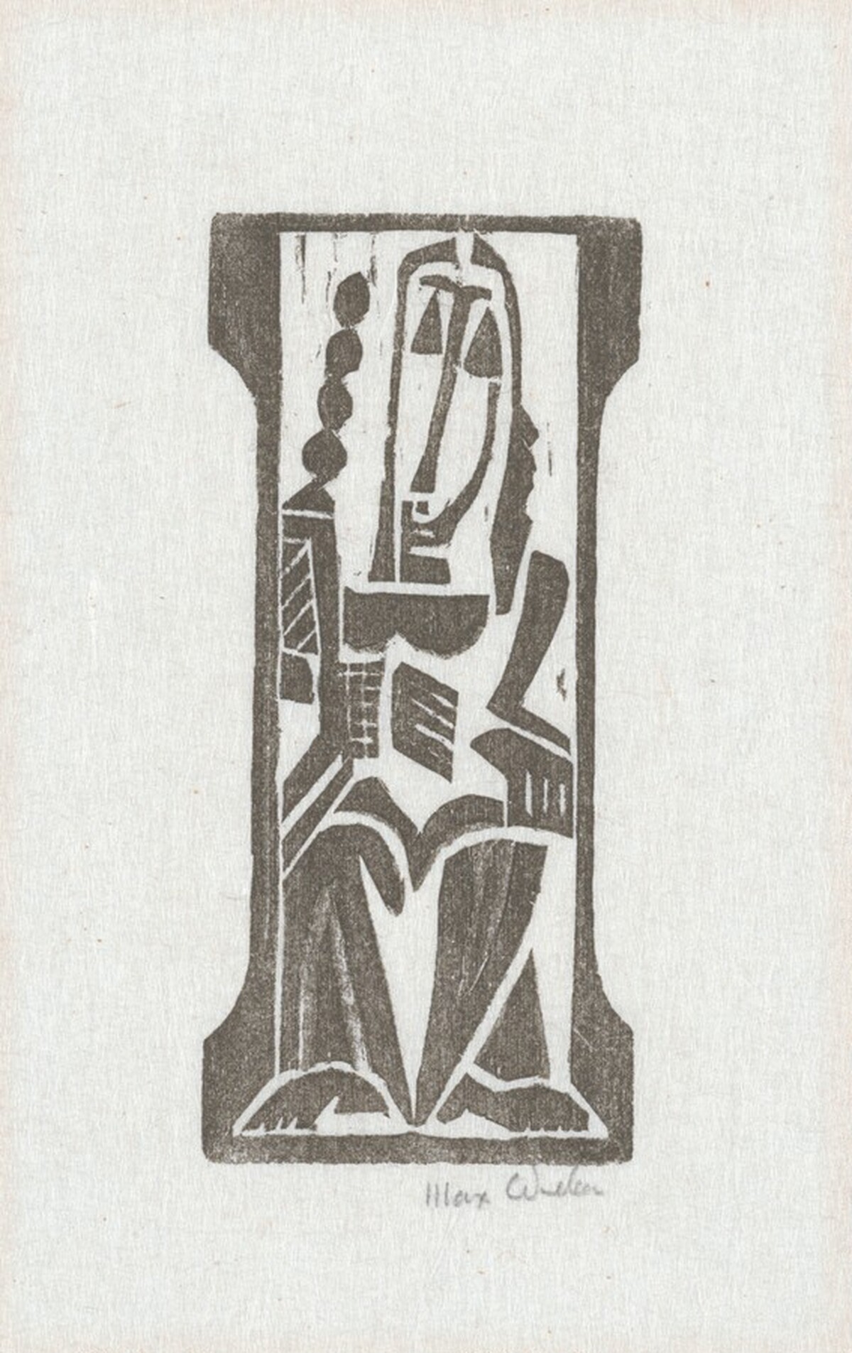 Seated Figure by Max Weber