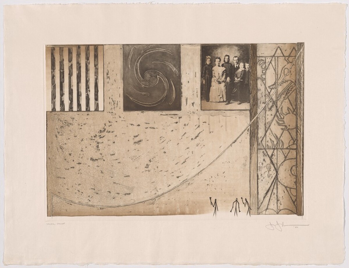 Untitled [trial proof] by Jasper Johns