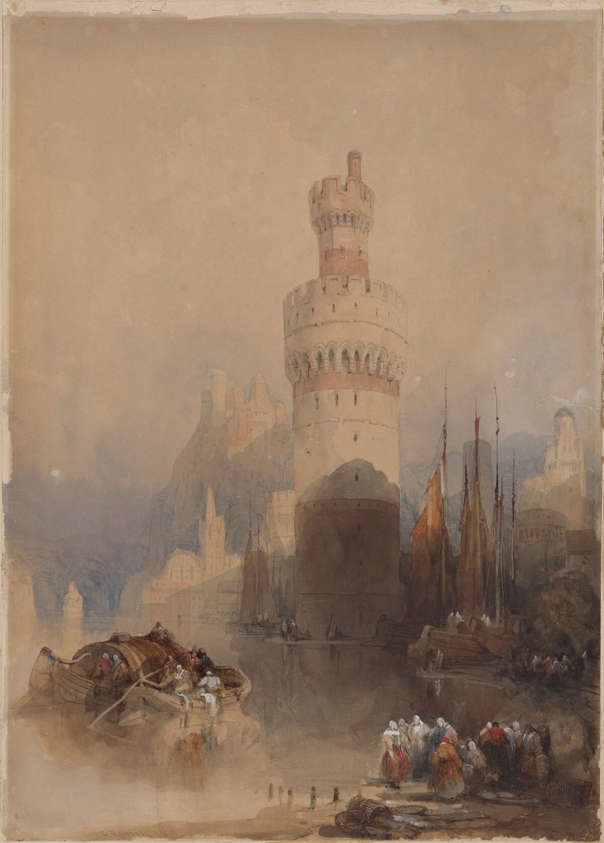 Oberwesel on the Rhine by David Roberts
