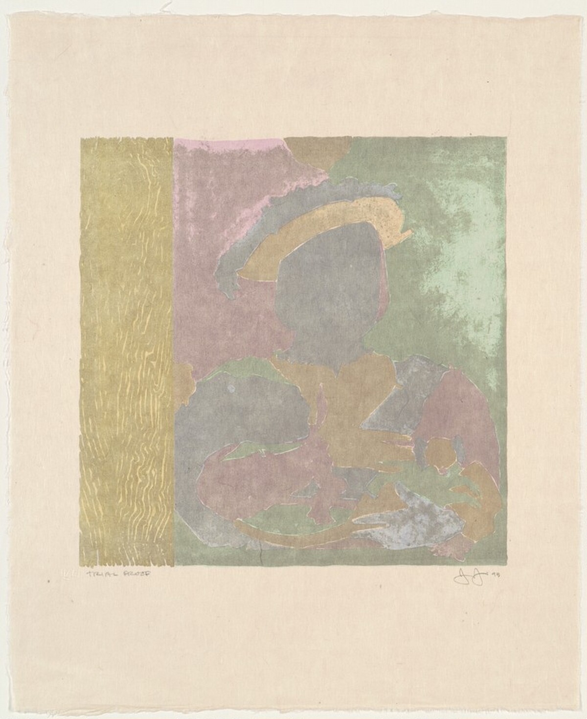 After Holbein [trial proof] by Jasper Johns