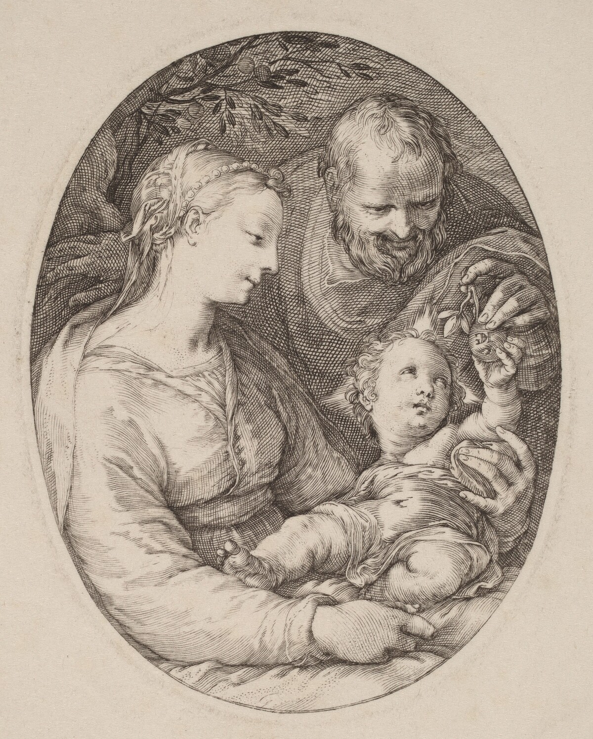 The Holy Family by Hendrik Goltzius