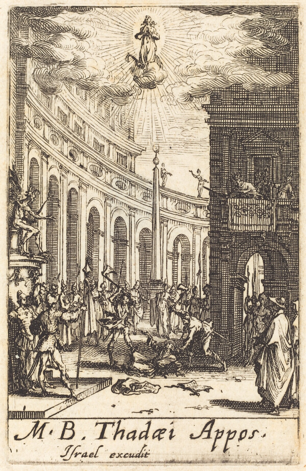 The Martyrdom of Saint Thaddeus by Jacques Callot