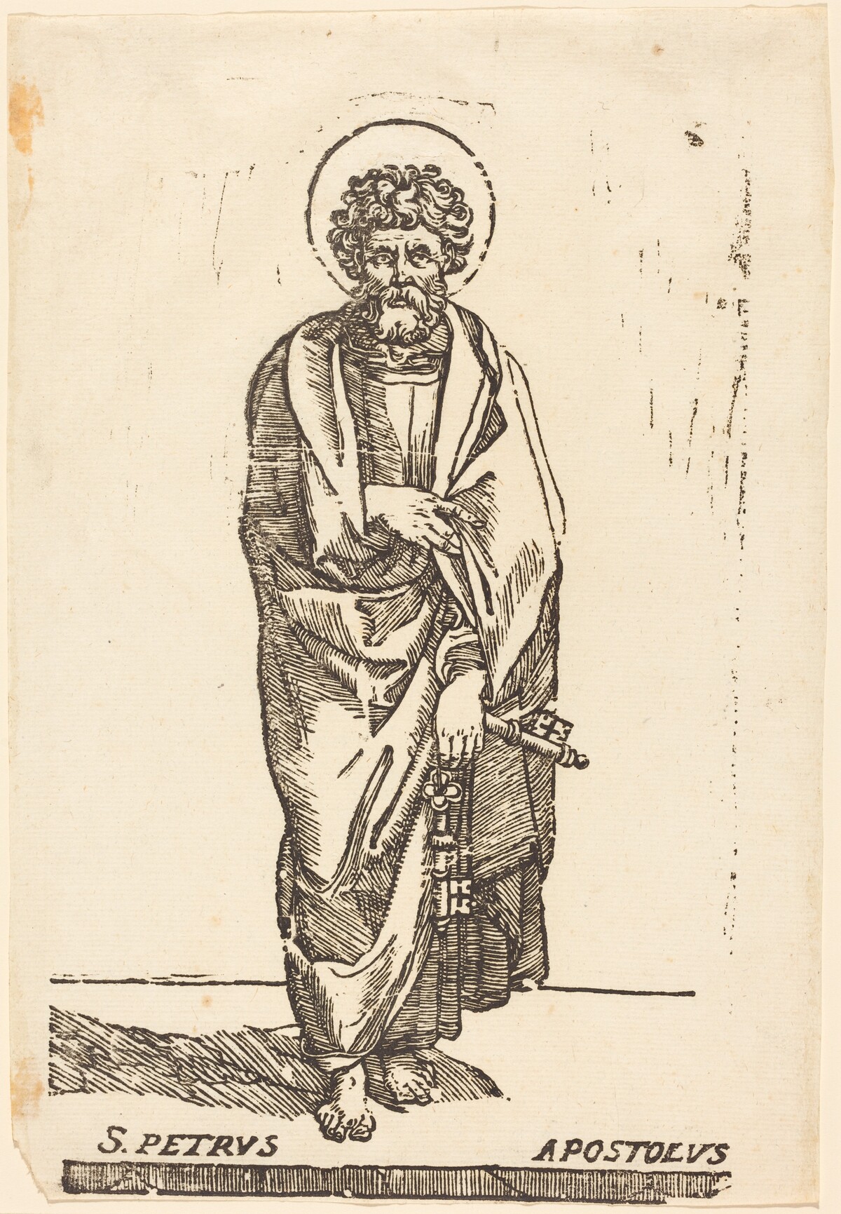 Saint Peter by Italian 16th Century (formerly Jacques Stella)