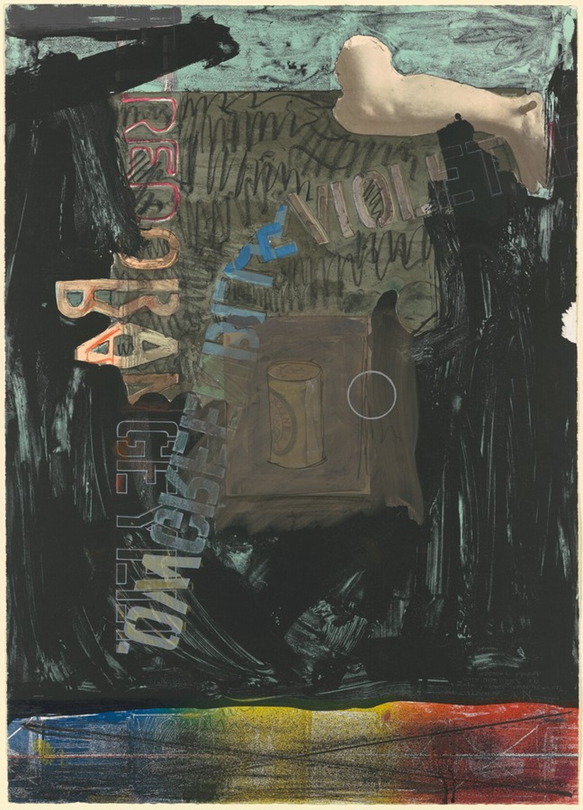 Decoy II [working proof] by Jasper Johns