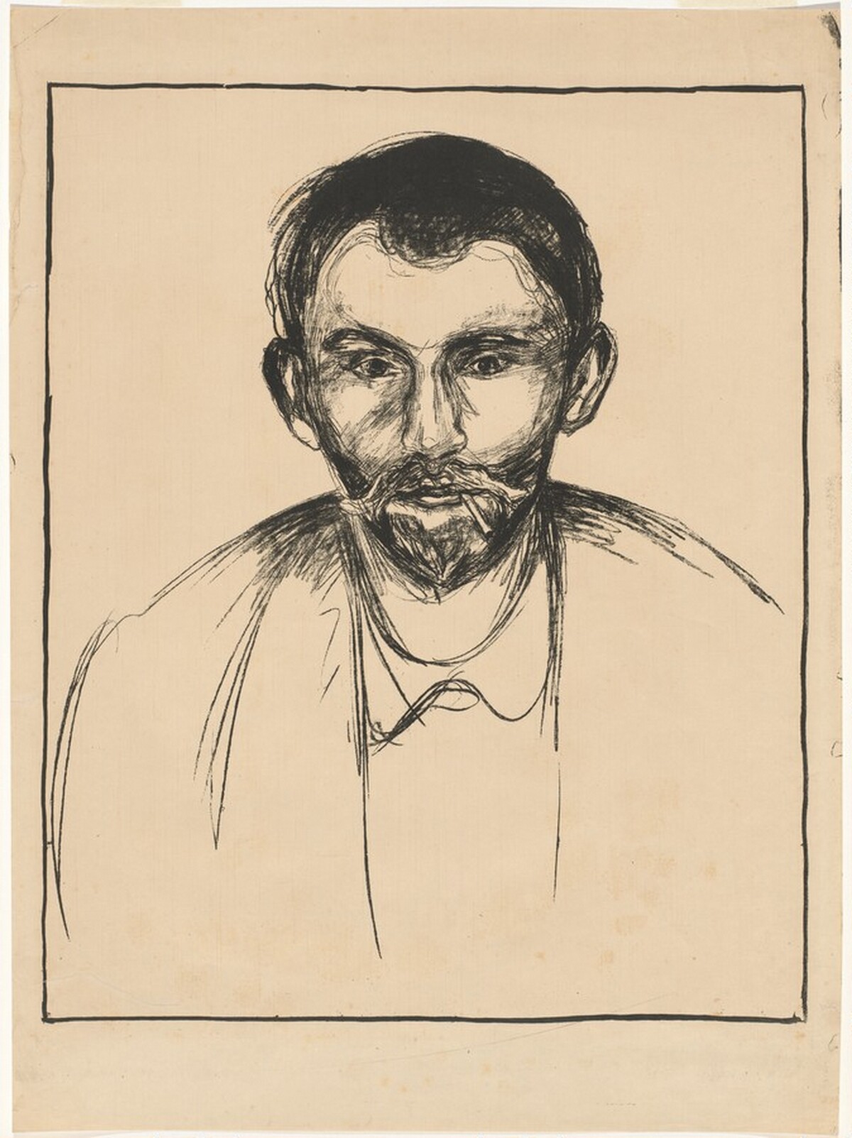 Stanislaw Przybyszewski by Edvard Munch