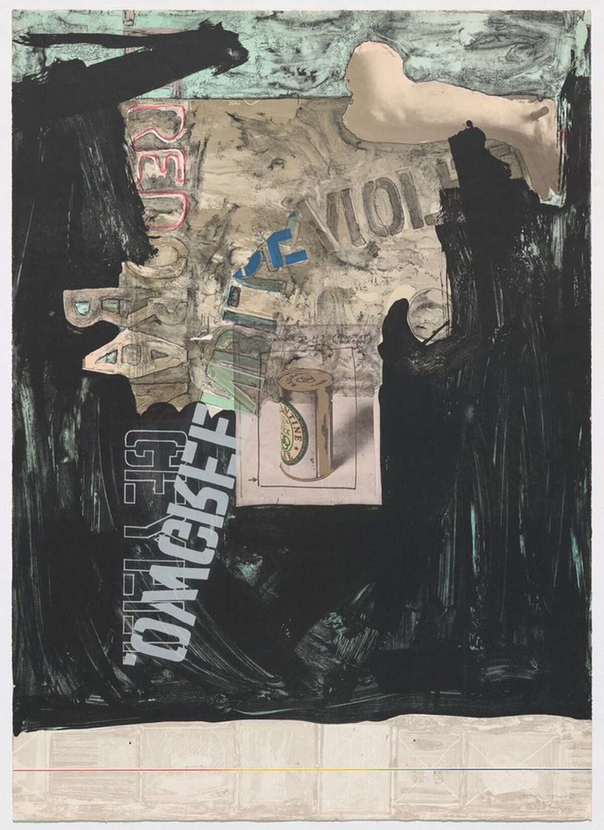 Decoy [trial proof] by Jasper Johns