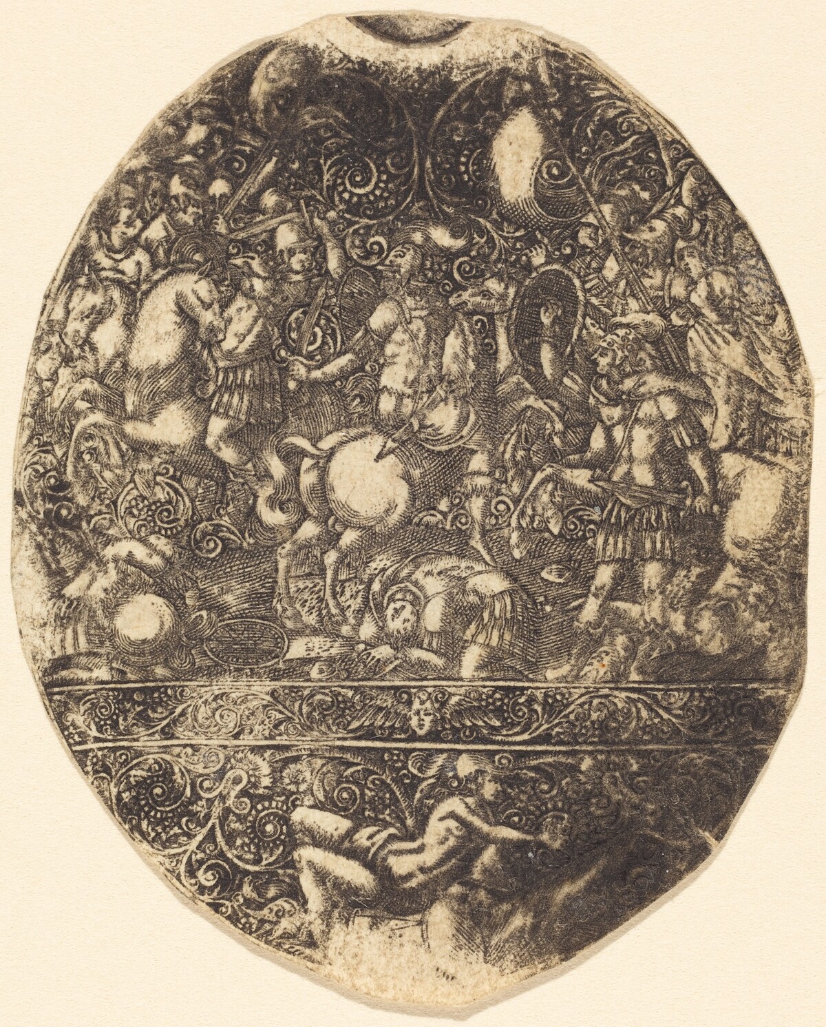 Seige of Troy by Antoine Jacquard