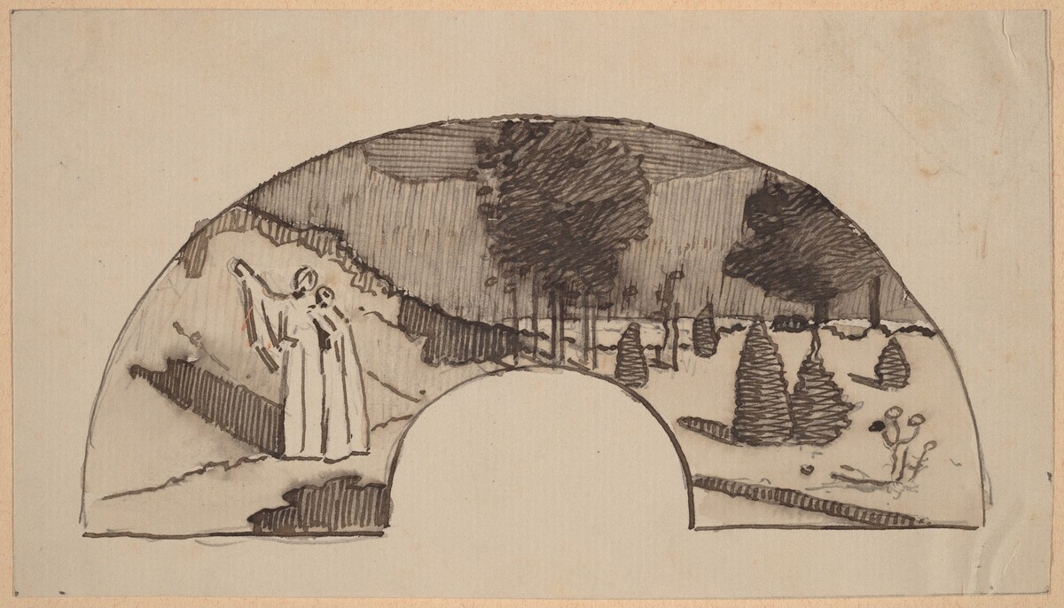 Study for an Archway by Charles Sprague Pearce